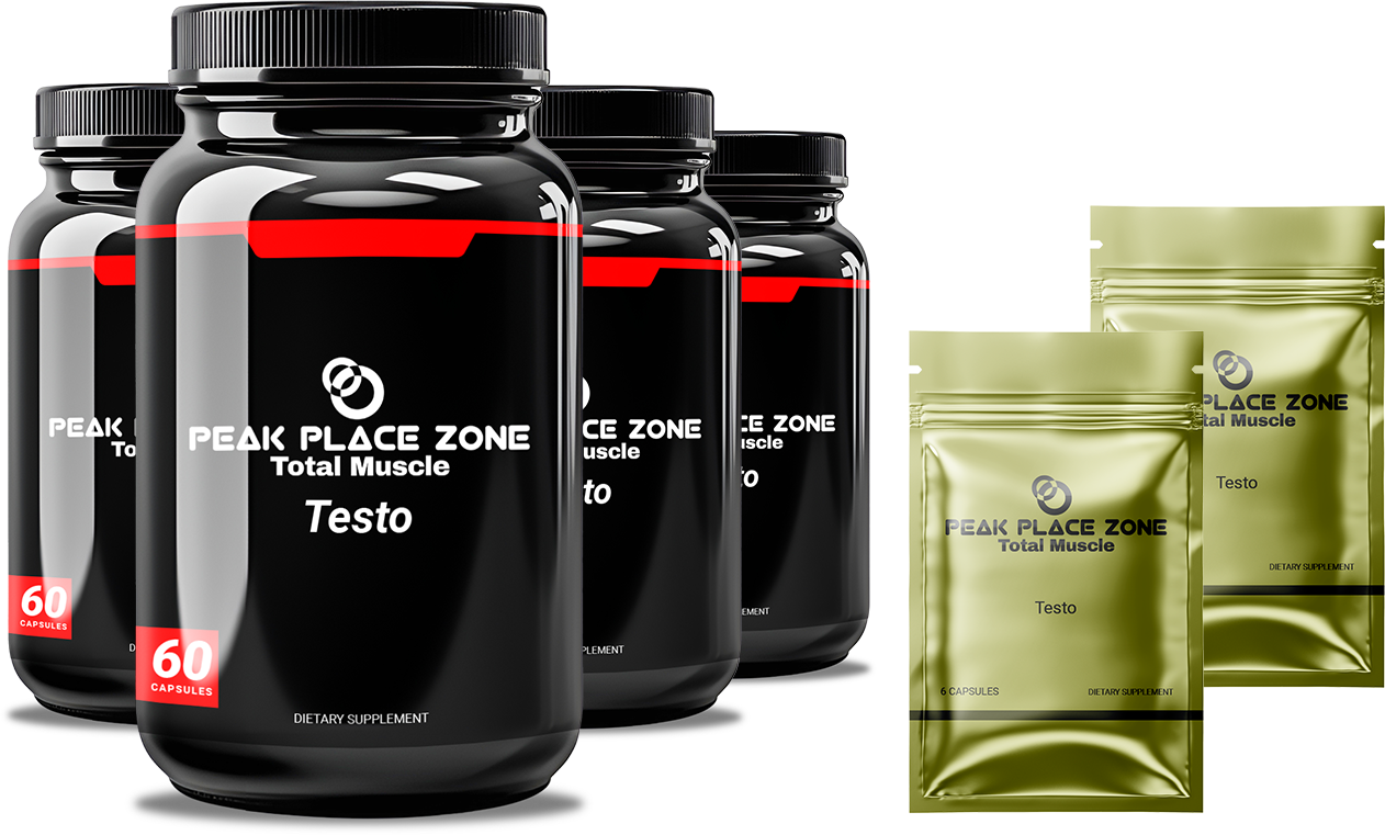 Testo Supplement 4 Pack and 2 Testo Supplement (6 Capsules)
